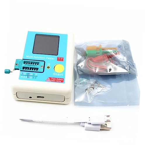 Ciieeo 1Stück Transistortester Mit Vollem Farbbildschirm Professioneller Kapazitätsmesser Für Npn Pnp Transistoren Dioden Widerstände Einfach Zu Bedienen von Ciieeo
