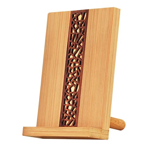 Ciieeo 1stk Handyhalter Tablet-ständer Desktop-telefonständer Mobiler Ständer Für Tisch Smartphone-ständer Aus Holz Handyständer Aus Holz Zelle Schwarze Walnuss Bilderrahmen Multifunktion von Ciieeo