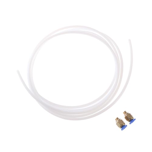 Ciieeo 2 3D Druckerrohr 3D Drucker Ptfe Rohr 3D Druckerzubehör Weiß von Ciieeo