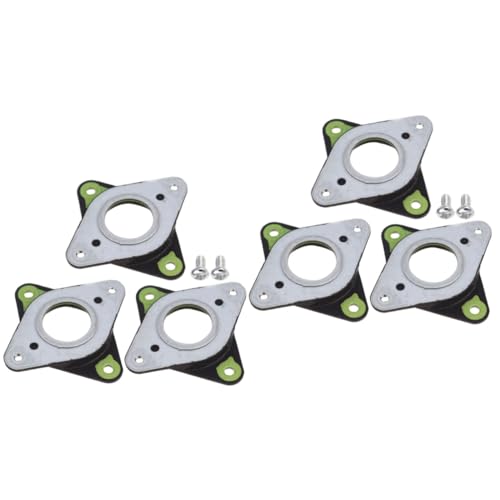 Ciieeo 2 Sätze Stoßdämpfer Ring Schrittmotor Stepper Motor Zubehör Dämpfer Stepper Motor Ersatzteil Heizstrahler Absorber Schwingungsdämpfer Aus Metall Black 3 Stücke * 2 von Ciieeo