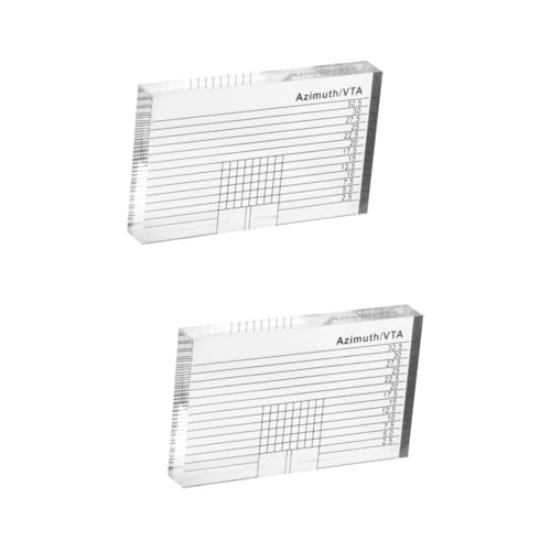 Ciieeo 2 Stück -Messung aufzeichnen Ausrichtung Plattenspieler-Stift Plattform für Plattformplattform Vinyl Herrscher Stift -Alignment -Tools Acryl Transparent Ciieeo 2 Stück -Messung aufzeichnen Ausrichtung Plattenspieler-Stift Plattform für Plattformplattform Vinyl Herrscher Stift -Alignment -Tools Acryl Transparent von Ciieeo