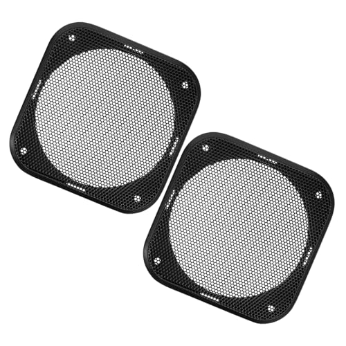 Ciieeo 2 Stück Quadrathornnetzabdeckung klein umgeben Kühlergrillabdeckungen Sprecher Grill Stoff quadratisches Subwoofergitter Subwoofer-Grill Hupenschutz Subwoofer-Zubehör Eisen Schwarz Ciieeo 2 Stück Quadrathornnetzabdeckung klein umgeben Kühlergrillabdeckungen Sprecher Grill Stoff quadratisches Subwoofergitter Subwoofer-Grill Hupenschutz Subwoofer-Zubehör Eisen Schwarz von Ciieeo