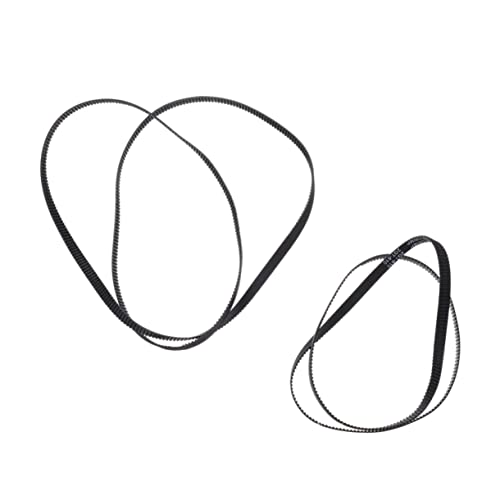 Ciieeo 2 Stück Synchronriemen Closed Loop Zahnriemen 3D Druckerriemen Gt2 Riemen Gt2 Zahnriemen Kassettenriemen 3D Drucker 3D Druckerteile Schwarzer Gummi von Ciieeo