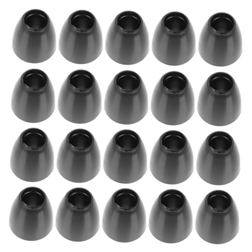 Ciieeo 20 Paare Ohrstöpsel Ersatzspitze Für Ohrhörer Silikon -ohrhörer -spitzen Ohrteile Tipps Zum Ersatz Von Ohrhörern Ohrstöpsel Bedeckt Silikonspitzen Kieselgel Black von Ciieeo