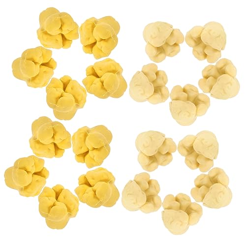 Ciieeo 20St Radiergummi Halloween-Partygeschenke dessert food eraser Bleistiftaufsatz Partygeschenke Briefpapier Cartoon-Briefpapier Partyartikel liefert - Schreibwaren Popcorn von Ciieeo