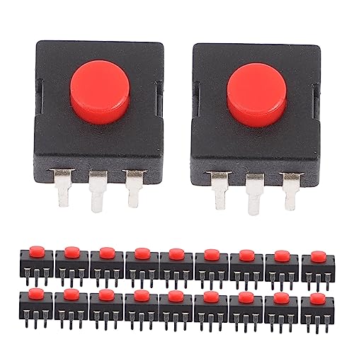 Ciieeo 20Stücke Mini Druckknopfschalter für Taschenlampen Push Button Switch für DIY Projekte Pin Installieren für Lichttechnik Elektrogeräte Ciieeo 20Stücke Mini Druckknopfschalter für Taschenlampen Push Button Switch für DIY Projekte Pin Installieren für Lichttechnik Elektrogeräte von Ciieeo