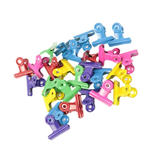 Ciieeo Starke Binderclips Aus Metall 22 Mm 24-teiliges Set Büroklammern Für Die Holzbearbeitung Wiederverwendbar Hinterlässt Keine Spuren Auf Papier von Ciieeo