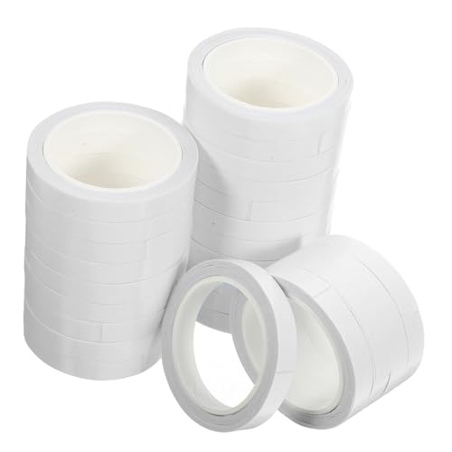 Ciieeo 25 Rollen doppelseitiges Klebeband Verpackungsklebeband mit Abroller Abnehmbares Band Verpackungsbandspender Plakatband Klebeband Papier starkes Klebeband Klebebandabroller Gewebe von Ciieeo