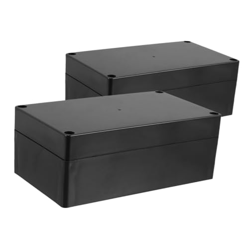 Ciieeo 2Er-Packung Wasserdichte Box Elektrogehäuse aus Kunststoff Gehäuse für elektronische Projekte Outdoor Elektrische Gehäuse Gehege Projektboxen Abs Black Ciieeo 2Er-Packung Wasserdichte Box Elektrogehäuse aus Kunststoff Gehäuse für elektronische Projekte Outdoor Elektrische Gehäuse Gehege Projektboxen Abs Black von Ciieeo