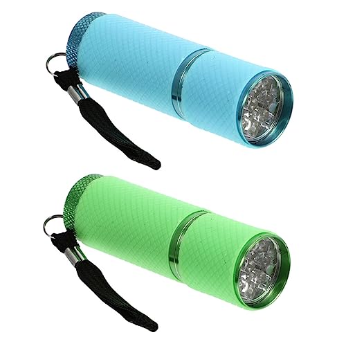 Ciieeo 2Stücke Masken Identifikations Taschenlampe UV Nagelkunstlicht Mit Fluoreszenzmittel Tragbares LED Tool Für Maniküre Geldkennzeichnung Aluminiumgehäuse Ciieeo 2Stücke Masken Identifikations Taschenlampe UV Nagelkunstlicht Mit Fluoreszenzmittel Tragbares LED Tool Für Maniküre Geldkennzeichnung Aluminiumgehäuse von Ciieeo