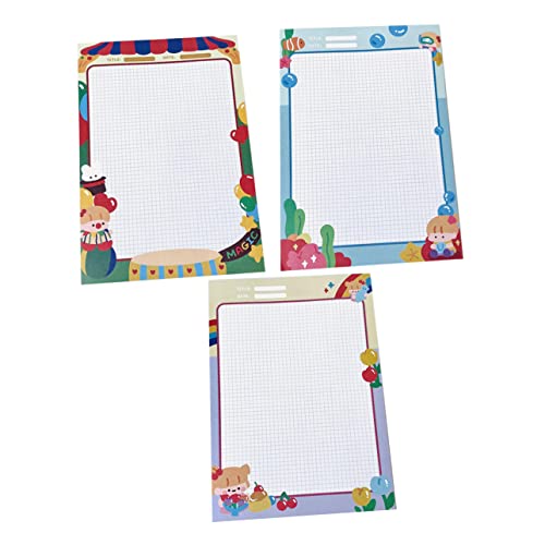 Ciieeo 3 Notizblock Für Mädchen Kleine Haftnotizen Memo-notizbuch Dinge Zu Notizblock Klebrige Nachrichtenblöcke Büro-klebepads Kleiner Notizblock Schulmaterial Papier Haushalt B5 Ciieeo 3 Notizblock Für Mädchen Kleine Haftnotizen Memo-notizbuch Dinge Zu Notizblock Klebrige Nachrichtenblöcke Büro-klebepads Kleiner Notizblock Schulmaterial Papier Haushalt B5 von Ciieeo
