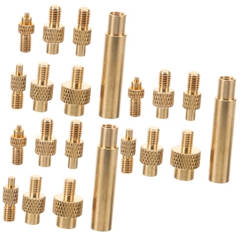 Ciieeo 3 Sätze Satz Lötspitzen für den Spritzguss werkzeug-set Werkzeug Set Druckermutter Installation Faden Einsätze Nuss 3D-Druck-Gewindeeinsatz Einsatzspitzen für Lötkolben Golden von Ciieeo