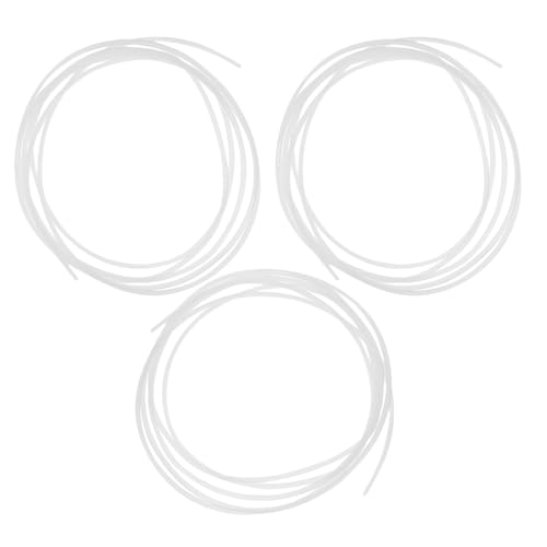 Ciieeo 3 Stück Flexibler Ptfe-schlauch Druckerteile Ptfe-schlauch Für 3d-drucker Druckerschlauch Ptfe-schlauch Für Filament Ptfe-schläuche 3d Drucker Zubehör Ptfe-schlauchverbinder Weiß von Ciieeo