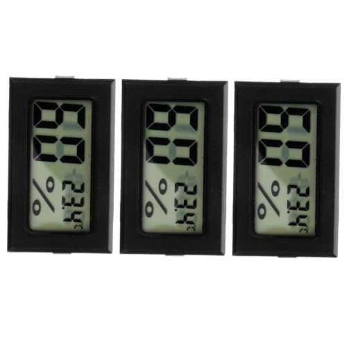 Ciieeo 3Stücke Mini Hygrometer Thermometer Mit Digitalanzeige Präzises Innenraum Wetterstation Für Temperatur Luftfeuchtigkeitsmessung Für Zuhause Gewächshaus Ciieeo 3Stücke Mini Hygrometer Thermometer Mit Digitalanzeige Präzises Innenraum Wetterstation Für Temperatur Luftfeuchtigkeitsmessung Für Zuhause Gewächshaus von Ciieeo