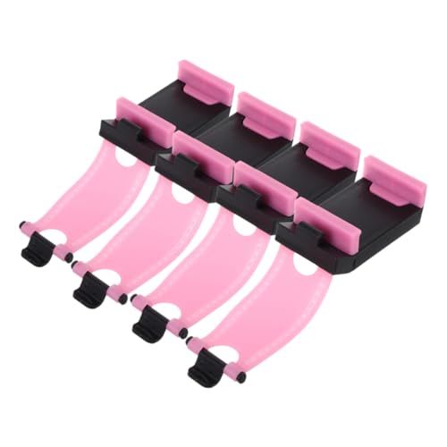 Ciieeo 4 Stück Autotelefonhalter Mobiltelefonständer Telefonständer Für Auto Handyhalter Telefonhalterung Am Lenkrad Telefonhalter Für Auto Telefonlenkradmontage Abs Rosa von Ciieeo