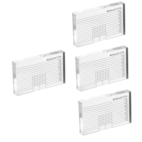 Ciieeo 4 Stück -Messung aufzeichnen Ausrichtung Tonarm -Prognern mathematischer Plattenspieler Stiftkraftmesser Höhenanzeige Drehteller Winkelmesser Acryl Transparent Ciieeo 4 Stück -Messung aufzeichnen Ausrichtung Tonarm -Prognern mathematischer Plattenspieler Stiftkraftmesser Höhenanzeige Drehteller Winkelmesser Acryl Transparent von Ciieeo