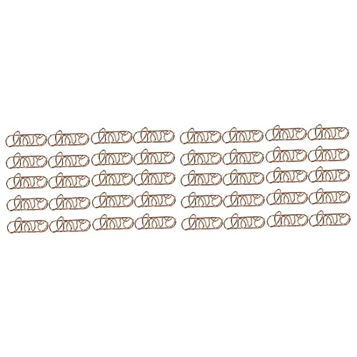 Ciieeo 2 Sets Modische Mini-büroklammern in Roségold Mit Cartoon-tiermotiv Binder-Clips Für Büro Schule Fotos Briefe Und Tickets 20 Stück * 2 von Ciieeo