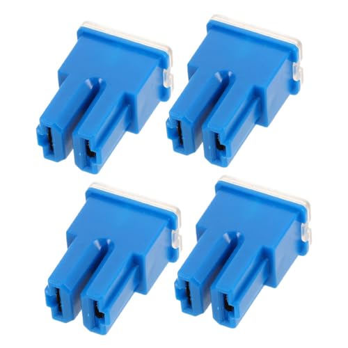 Ciieeo 4Er-Packung Auto-Sicherungskasten Kfz-Sicherung Auto-Werkzeuge Sicherungshalter Sicherungsblock Zubehör LKW Sicherungsabdeckung LKW-Werkzeuge Plastik Blue von Ciieeo