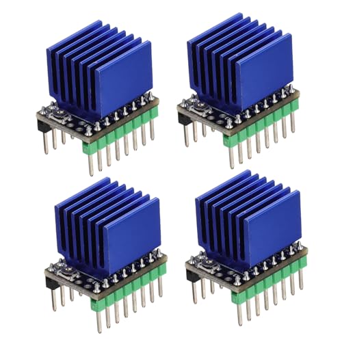 Ciieeo 4Sätze Schrittmotor Antriebsmodul Mit Kühlkörper Treiber Für Optimierte Wärmeableitung Hohe Kompatibilität Für Ender Modelle Mikroschritte von Ciieeo