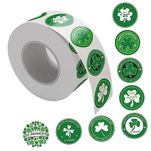 Ciieeo 500 Stück Aufkleber Etiketten Für Süßigkeitentüten Mit Kleeblatt Glückliche Shamrock-kleeetiketten Klebeetikett Versiegelt Etiketten Süßigkeitentasche Vierblättriges Kleeblatt Ciieeo 500 Stück Aufkleber Etiketten Für Süßigkeitentüten Mit Kleeblatt Glückliche Shamrock-kleeetiketten Klebeetikett Versiegelt Etiketten Süßigkeitentasche Vierblättriges Kleeblatt von Ciieeo