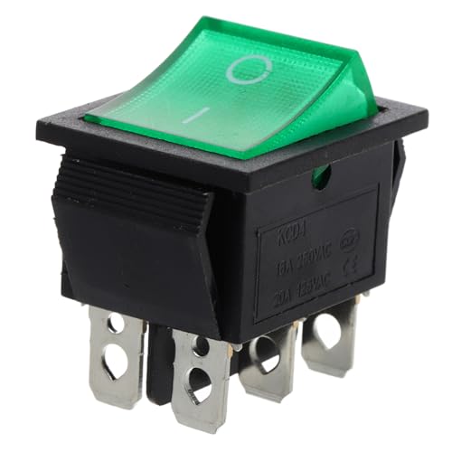 Ciieeo 6 2 Wippschalter Yacht Pin Auto Lichtknopf Marine Schalter Kippschalter Wasserdicht Schlüssel Boot Etiketten Blau Für Wippschalter Ein/Aus Schalter Rock Lampe Schalter Metall Grün Ciieeo 6 2 Wippschalter Yacht Pin Auto Lichtknopf Marine Schalter Kippschalter Wasserdicht Schlüssel Boot Etiketten Blau Für Wippschalter Ein/Aus Schalter Rock Lampe Schalter Metall Grün von Ciieeo