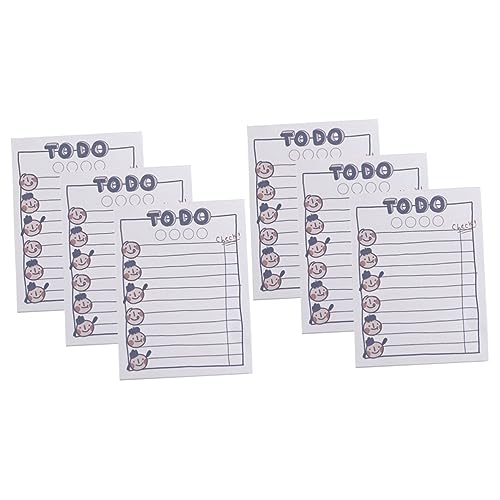 Ciieeo 2 Sets Magnetischer Notizblock Notizbuch Mini-taschennotizbuch Liste Tragbarer Notizblock Planbuch Notizblock Für Büro Schule 3 Stück X 2 von Ciieeo