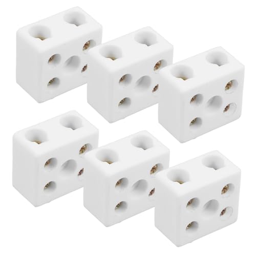 Ciieeo 6 Stück Klemmenblock Drahtverbinder Drahtwürfelverbinder Stereo Klinkenkabel T Verbinder Für Die Verkabelung Überlasteter Verbinder Drahtklemmenverbinder Keramikisolator Ciieeo 6 Stück Klemmenblock Drahtverbinder Drahtwürfelverbinder Stereo Klinkenkabel T Verbinder Für Die Verkabelung Überlasteter Verbinder Drahtklemmenverbinder Keramikisolator von Ciieeo