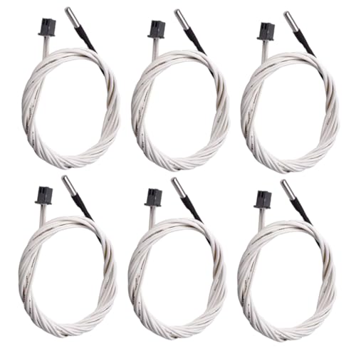 Ciieeo 6 Stück Thermistorsensor Thermistor Für 3D Drucker Hot End Thermistor 3D Drucker Temperatursensor 3D Druckerzubehör 3D Druckerteile Thermowiderstandsgehäuse Edelstahlrohr von Ciieeo