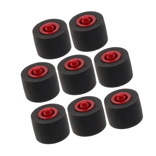 Ciieeo 8 Stück Druckwalze Andruckrollenrad Schreiber-Andruckrolle Kassettenrekorder Andruckrolle für Kassettenbandmaschinen Riemenscheibe, Kassetten-Andruckrolle Gummi Ciieeo 8 Stück Druckwalze Andruckrollenrad Schreiber-Andruckrolle Kassettenrekorder Andruckrolle für Kassettenbandmaschinen Riemenscheibe, Kassetten-Andruckrolle Gummi von Ciieeo