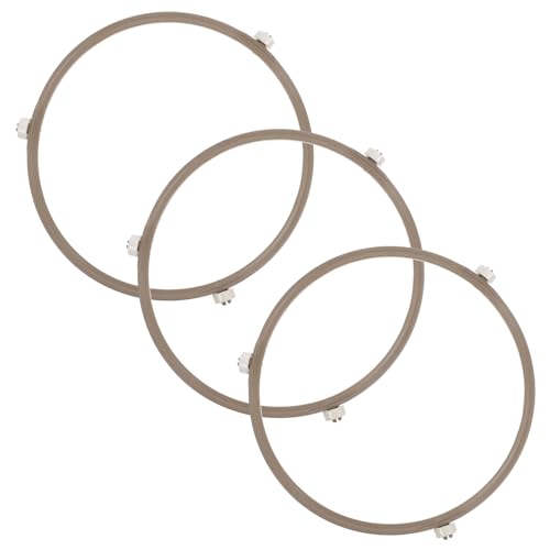 Ciieeo 9 Stück Mikrowellen Drehteller Runder Ofenring Drehteller Radring Glasplatte Tablett Radring Ofenblech Kreis Mikrowellenherd Rack Mikrowellen Tablett Rollenstützring Ciieeo 9 Stück Mikrowellen Drehteller Runder Ofenring Drehteller Radring Glasplatte Tablett Radring Ofenblech Kreis Mikrowellenherd Rack Mikrowellen Tablett Rollenstützring von Ciieeo