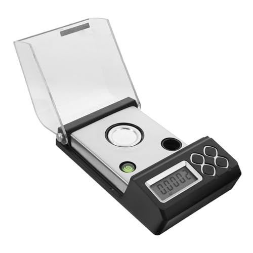 Ciieeo - Analysewaage lebensmittelwaage Präzisions-Grammskala Elektronische Küchenwaage Waage zum Backen Milligramm- für Pulver elektronische Waagen für Kaffee Plastik Silver von Ciieeo