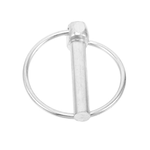Ciieeo Anhängerkupplungsstift Lynchnadeln Schwerlast-Lynch-Pin Anhängerstifte und Clips Gorilla-Wagen-Teile Anhängerstifte für die Anhängerkupplung Stiftsatz Galvanisiertes Eisen Silber von Ciieeo