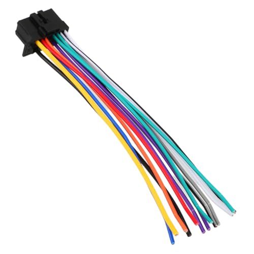 Ciieeo Audio-Netzkabel Kabelstecker Auto-Stereo-Kabelbaum Auto Audio Kabelbaum Kfz-Kabelbaumstecker Kabelbaumsatz für Autoradio Austausch des Kabelbaumsteckers Plastik Ciieeo Audio-Netzkabel Kabelstecker Auto-Stereo-Kabelbaum Auto Audio Kabelbaum Kfz-Kabelbaumstecker Kabelbaumsatz für Autoradio Austausch des Kabelbaumsteckers Plastik von Ciieeo