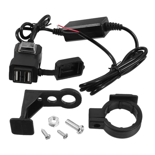 Ciieeo Auto-Ladegerät Dual USB ladegerät für Motorrad wasserdichtes Motorrad -Navigator montieren Motorradgeräte Motorradnavigationshalterung Motorrad -Lenkeradapter abs Schwarz Ciieeo Auto-Ladegerät Dual USB ladegerät für Motorrad wasserdichtes Motorrad -Navigator montieren Motorradgeräte Motorradnavigationshalterung Motorrad -Lenkeradapter abs Schwarz von Ciieeo