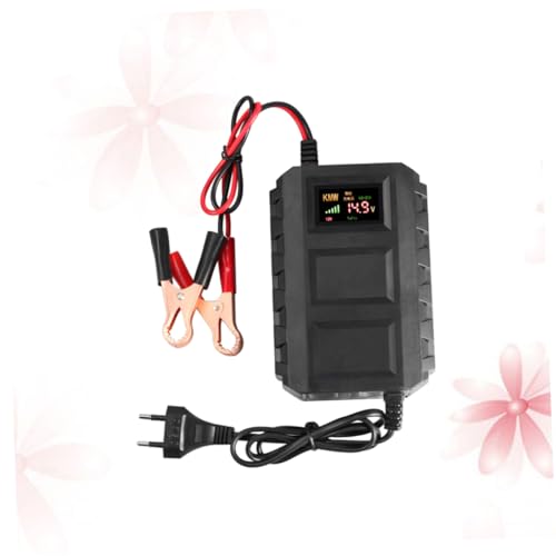 Ciieeo Autobatterieladegerät Batterieladegerät Automotive 12V Batterieladegerät Säure Batterieladegerät Schwarz von Ciieeo
