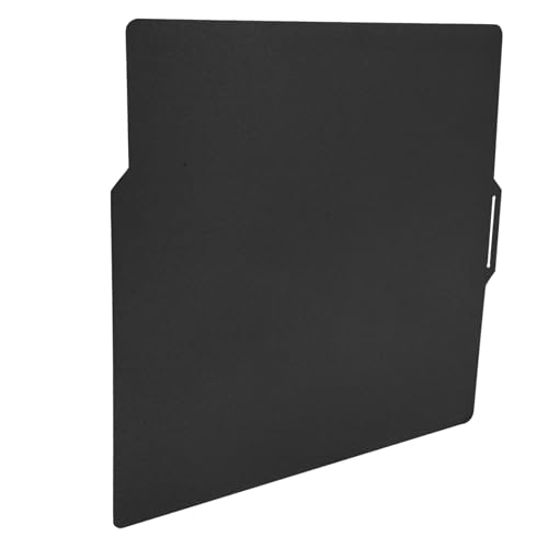 Ciieeo Bauplatte Stahldruckbett Heizbettplattenoberfläche Glatte Plattform Beheizte 3D Druckerteile Platte Für Heizbett Wärmematte 3D Druckzubehör 3D Druckzubehör Eisen Schwarz von Ciieeo