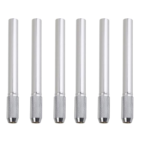 Ciieeo Bleistiftverlängerung 6 Stk Multitools Aus Aluminium Stiftschutzhülle Farbstifthalter Für Künstler Metall Büro Schutzkappe von Ciieeo