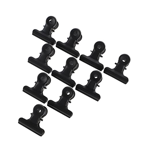 Ciieeo Bürodekoration 10 Stück C-Kurvenform-Clip Mini-Binder Rustikales Nageldekorationen Für Nagelkunst Metall-Büroklammern Mini-Gold-Binderklammern Clip Für Drahtseil Edelstahl von Ciieeo