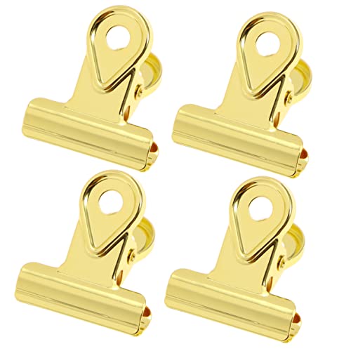 Ciieeo Clip 20st Klammern Für Lebensmittelverpackungen Clips Große Bindeklammern Strapazierfähiger Binder Dateiordner Eingefärbt Mini-Ordner Kupferklammer Kupferclip Schwer Foldback-Clips von Ciieeo