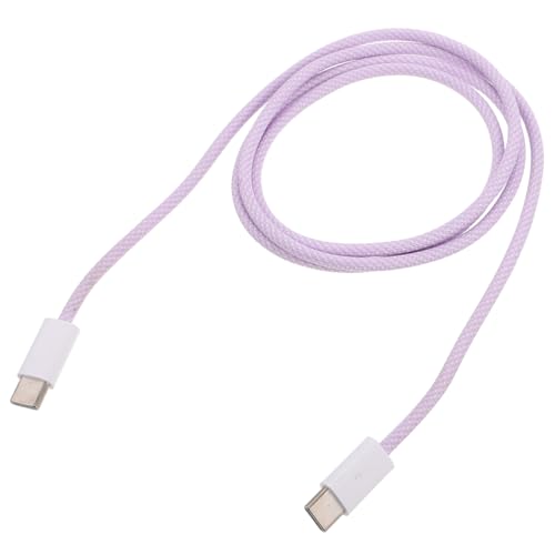 Ciieeo Datenkabel geflochtenes Kabel USB zu USB c kabel USB-C-Kabel USB C rechtwinklig USB-C auf USB tpe Violett Ciieeo Datenkabel geflochtenes Kabel USB zu USB c kabel USB-C-Kabel USB C rechtwinklig USB-C auf USB tpe Violett von Ciieeo