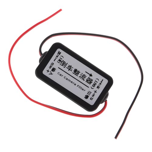 Ciieeo Filtergleichrichter für Rückfahrkamera Rückansicht Bindestrich Rückseite Auto-Rückfahrkamera-Netzfilter Auto-Rückfahrkamera-Leistungsrelaiskondensator Plastik Black Ciieeo Filtergleichrichter für Rückfahrkamera Rückansicht Bindestrich Rückseite Auto-Rückfahrkamera-Netzfilter Auto-Rückfahrkamera-Leistungsrelaiskondensator Plastik Black von Ciieeo