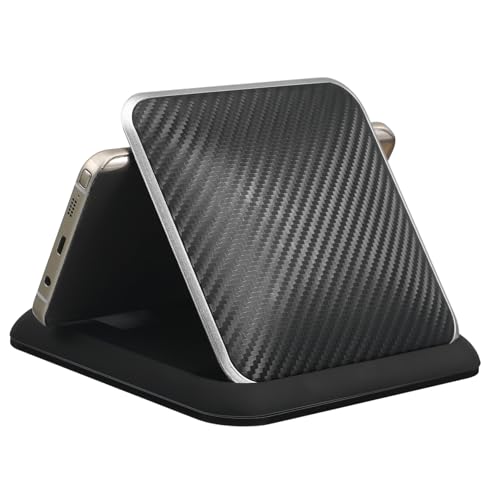 Ciieeo Halterung für Autotelefon einstellbar Stand Bindestrich ladegerät für autotelefonhalter Sonne Selbstklebender Handyhalter fürs Auto Mobiltelefonständer Gummi Black von Ciieeo
