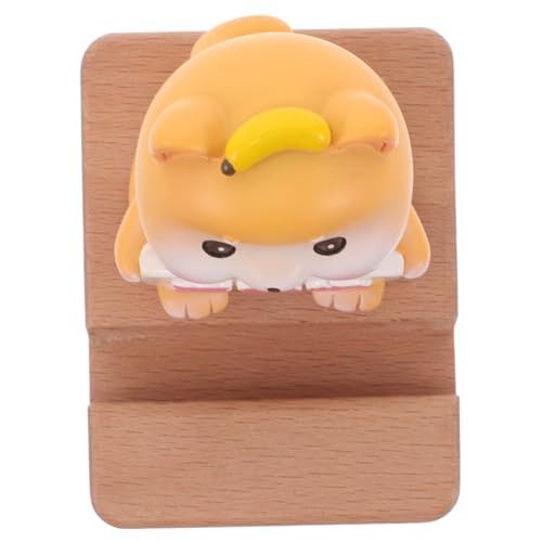 Ciieeo Handyhalter Kawaii Telefonständer Office Desk Decor Telefonständer Süß Telefon Niedlicher Handyständer Für Den Schreibtisch Süßer Handyständer Panda-uhrenständer Hölzern von Ciieeo