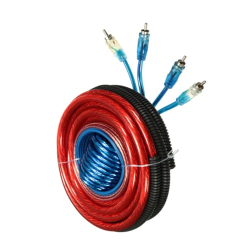 Ciieeo Kabelschraubenanschluss Kit Verstärker installieren Kabel 4-Gauge-Verstärker-Kit Verkabelung Installationskabel Verkabelung der Verstärkerinstallation Ciieeo Kabelschraubenanschluss Kit Verstärker installieren Kabel 4-Gauge-Verstärker-Kit Verkabelung Installationskabel Verkabelung der Verstärkerinstallation von Ciieeo