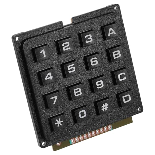 Ciieeo Mikrocontroller Tastatur Tastenfeld Tastaturschalter Gaming Industrie Tastaturtastenmodul Tastaturmatte Tastaturfeld Tastaturtaste Tastaturmodule Externes Tastenfeld Kunststoff von Ciieeo
