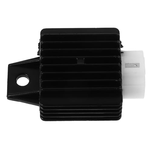 Ciieeo Motorrad Gleichrichter Motorrad Spannungsregler Motorrad Spannungsstabilisator Ersatzgleichrichter Motorrad Reglerteile Spannungsregler Gleichrichter Schwarzer Gummi von Ciieeo