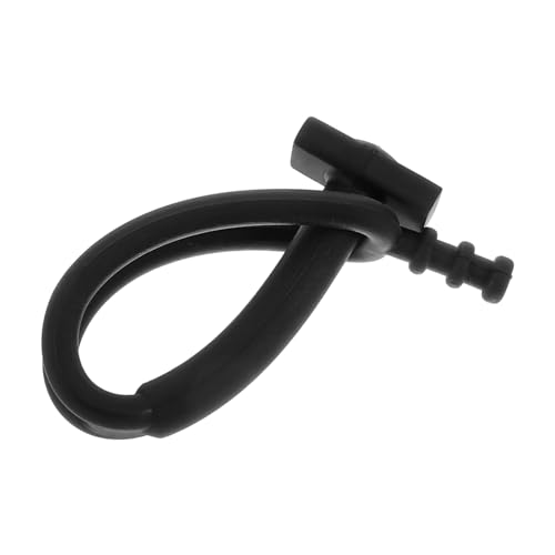 Ciieeo Motorradgurt Elastisches Seil Kunststoff Motorradgürtel Motorrad Soft Straps Motorradgurte Schwarz von Ciieeo