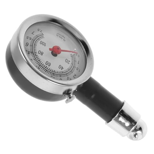 Ciieeo Reifendruckmesser digital Monitor Autoreifendruckprüfer Auto Reifen Messgerät Überwachung Meter Reifenmessgeräte für den Reifendruck auto prüfgerät Metall Black von Ciieeo