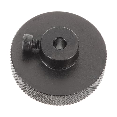 Ciieeo Robustes 3D Drucker Handrad Austauschbares 3D Drucker Handrad Druckerrad Leichtes Positionierungshandrad Tragbares Handrad 3D Druckerwerkzeug Schwarze Aluminiumlegierung von Ciieeo
