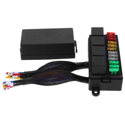 Ciieeo Sicherungsrelaisbox Blitzlicht-controller Sicherungssatz Automobil Kfz -staffel Strobe-controller Automatischer Sicherungsblock Zeitrelais Zündrelais Sicherungskasten Plastik Black von Ciieeo